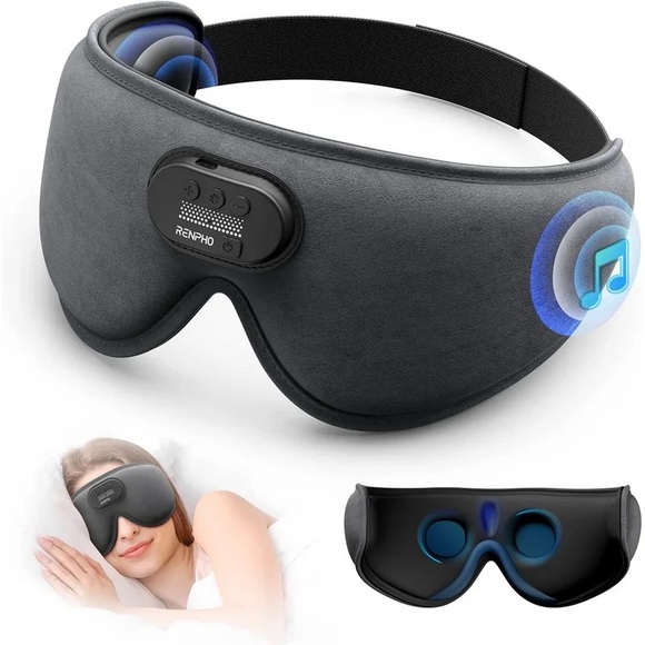 Renpho Other - RENPHO Gray Bluetooth Sleep Mask